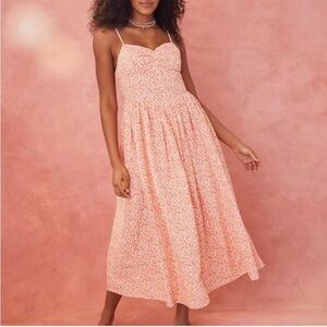 American Eagle Midi Corset Dress